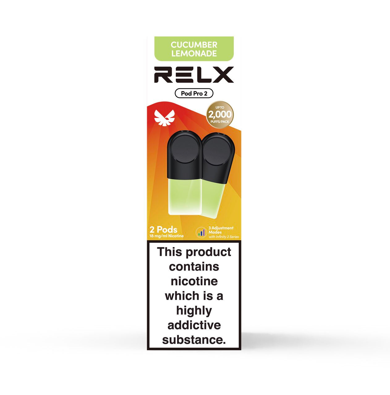 RELX Pod Pro 2 - CUCUMBER LEMONADE Vapeoffice RELX Pod Pro 2 - CUCUMBER LEMONADE Vapeoffice