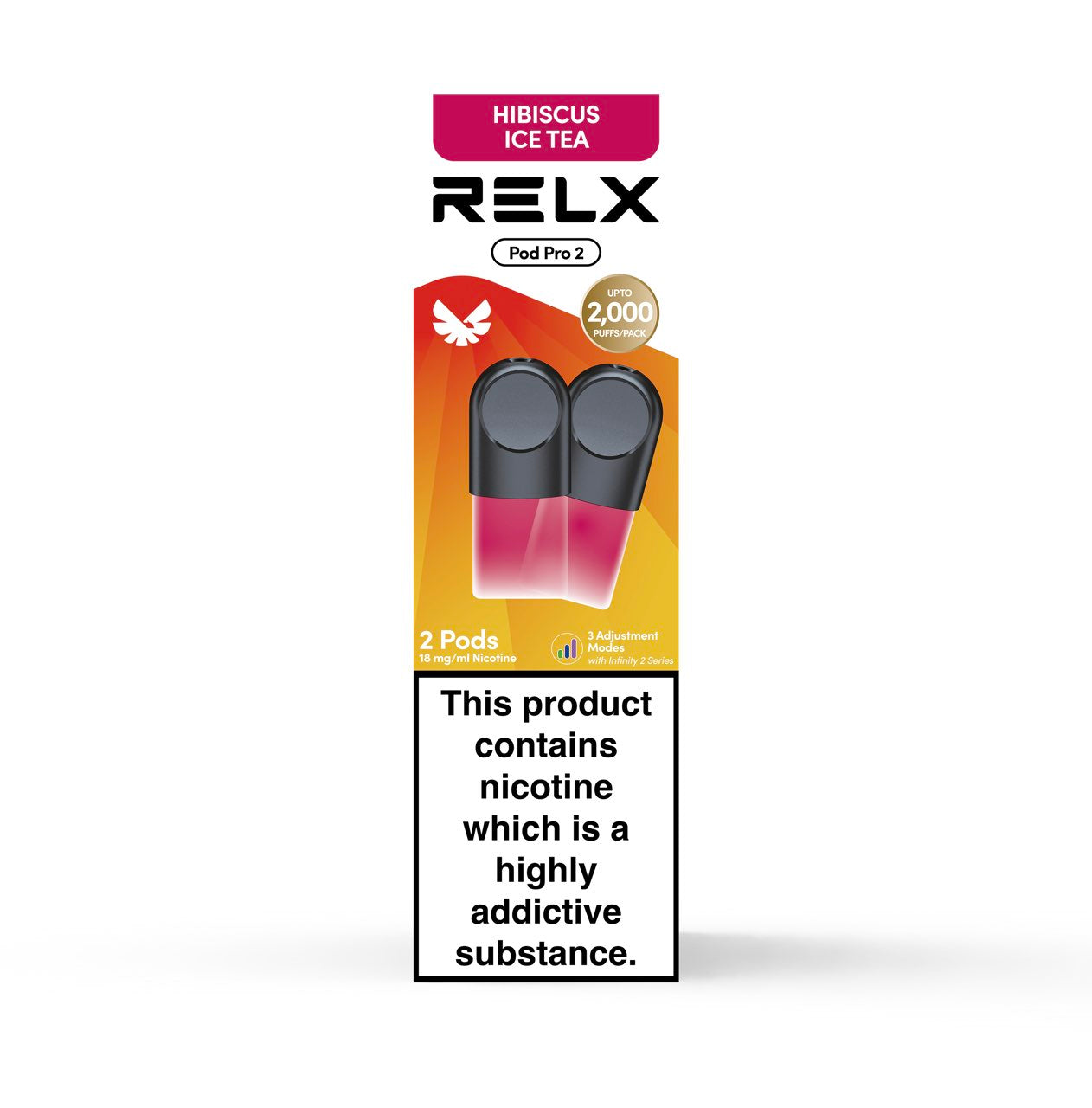 RELX Pod Pro 2 - HIBISCUS ICE TEA Vapeoffice RELX Pod Pro 2 - HIBISCUS ICE TEA Vapeoffice