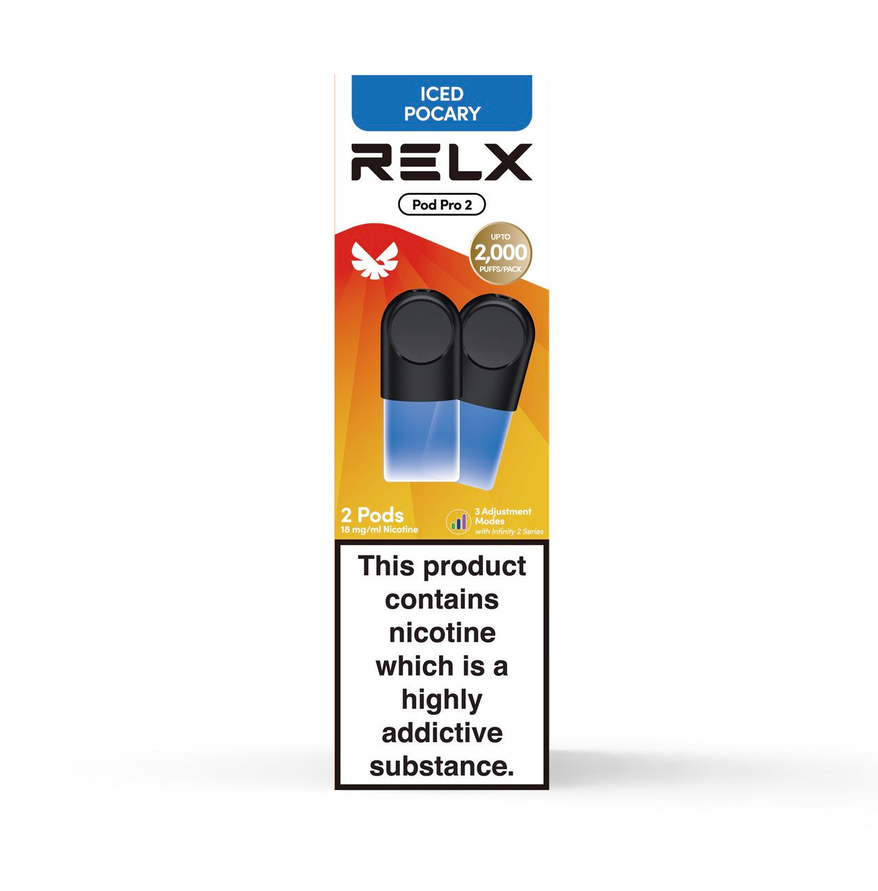 RELX Pod Pro 2 - ICED POCARY Vapeoffice RELX Pod Pro 2 - ICED POCARY Vapeoffice