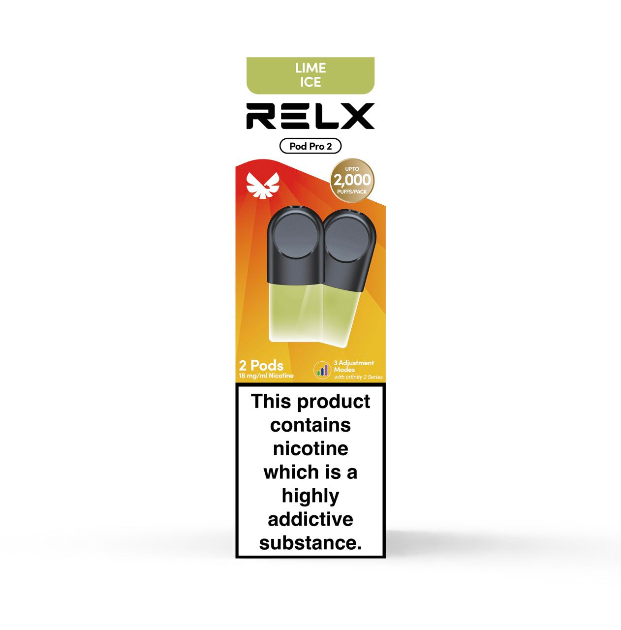 RELX Pod Pro 2 - LIME ICE RELX Pod Pro 2 - LIME ICE