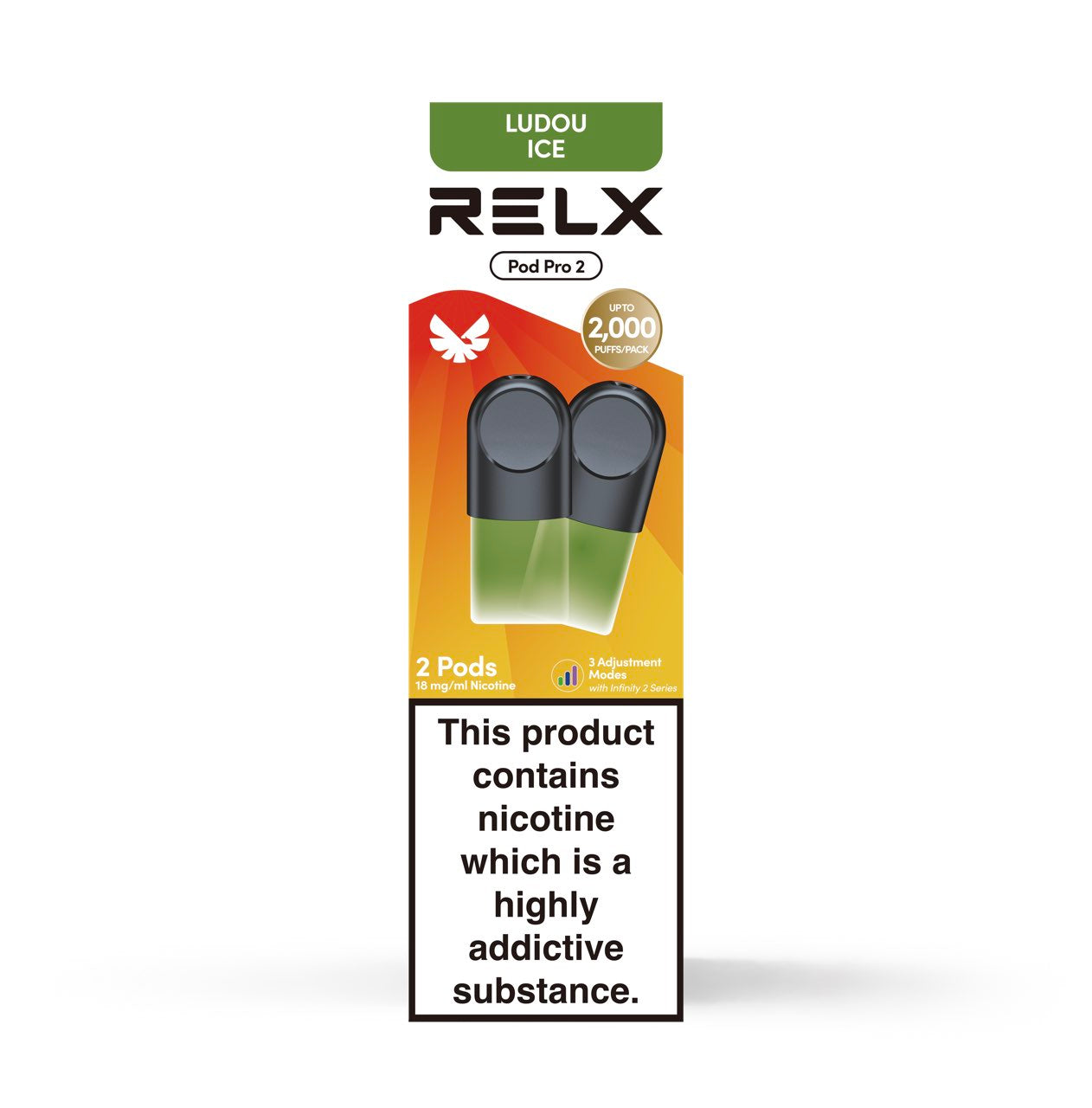 RELX Pod Pro 2 - LUDOU ICE Vapeoffice RELX Pod Pro 2 - LUDOU ICE Vapeoffice