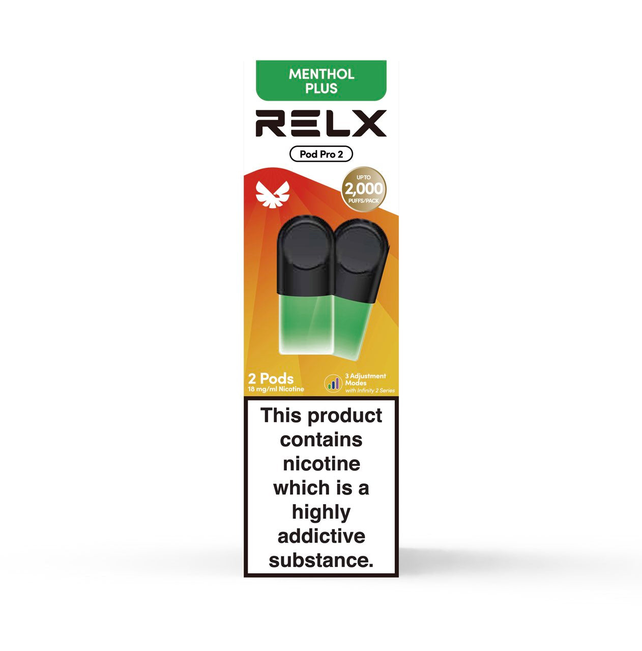 RELX Pod Pro 2 - MENTHOL PLUS Vapeoffice RELX Pod Pro 2 - MENTHOL PLUS Vapeoffice