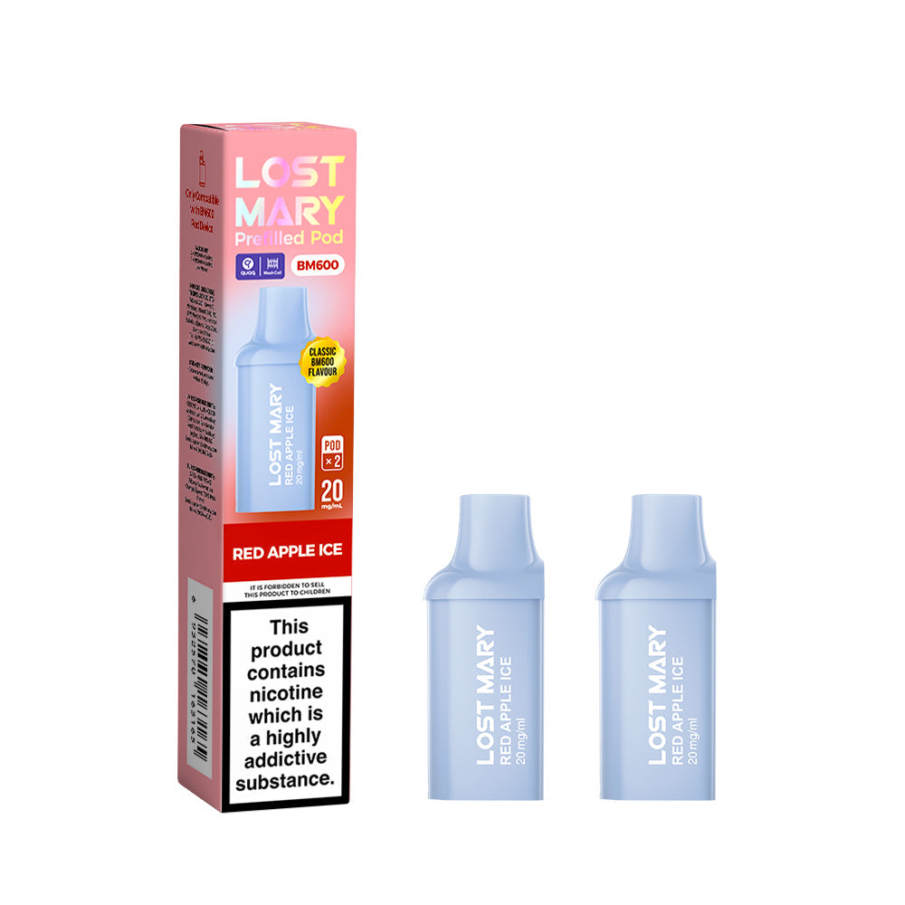 LOST MARY BM600 Prefilled 2xPods - Red Apple lce