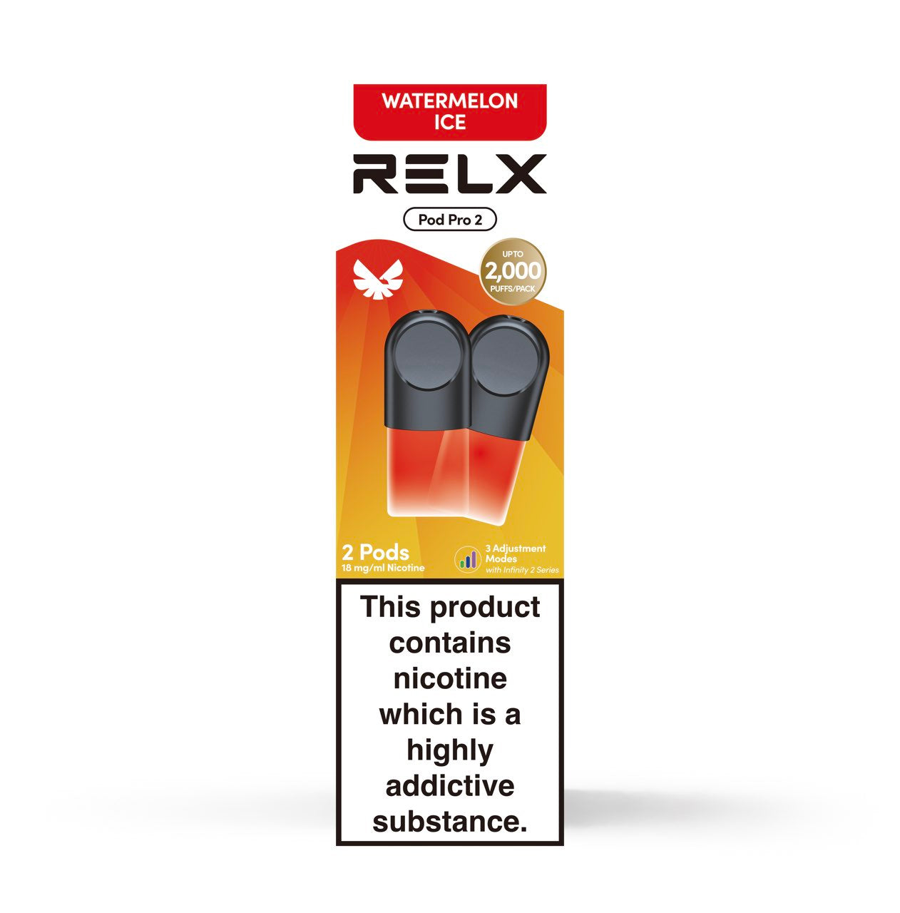 RELX Pod Pro 2 - WATERMELON ICE Vapeoffice RELX Pod Pro 2 - WATERMELON ICE Vapeoffice