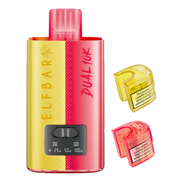 ELFBAR DUAL10K Prefilled raspberry edition