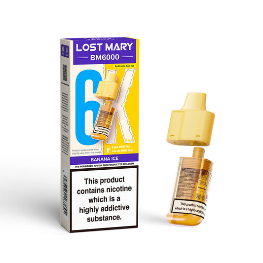 LOST MARY BM6000 Pod - Banana lce