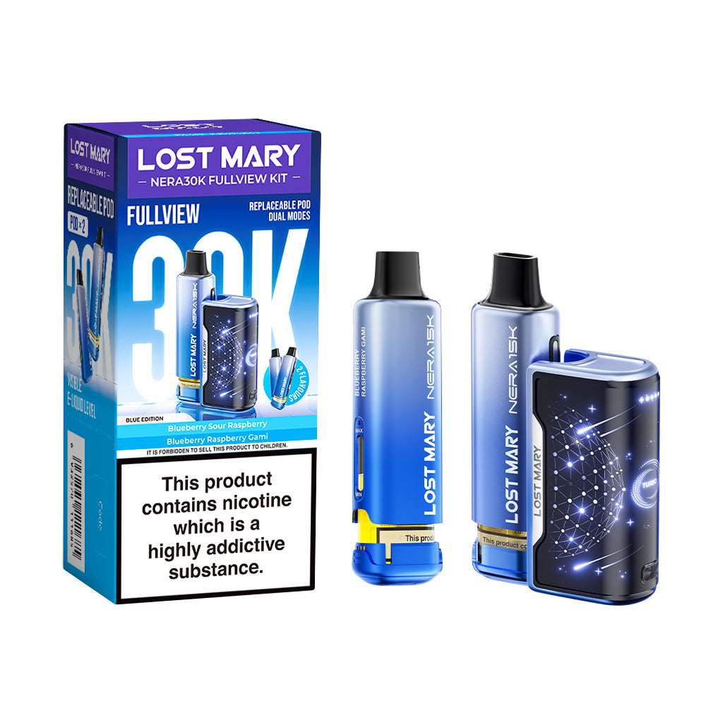 Lost Mary Nera 30K Fullview Prefilled Pod Kit Blue-Edition