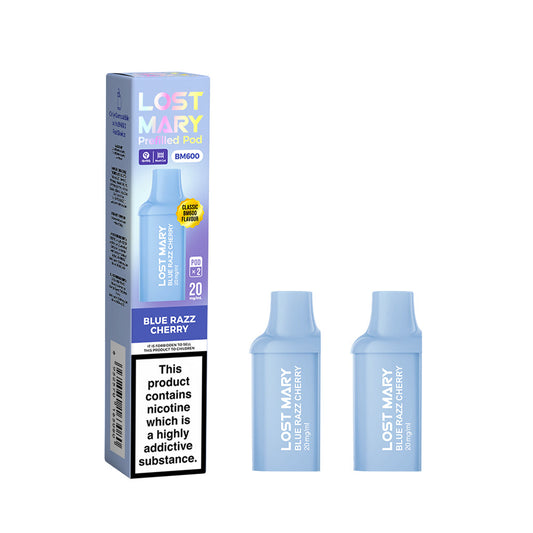 LOST MARY BM600 Prefilled 2xPods - Blue Razz Cherry