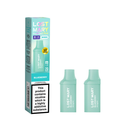 LOST MARY BM600 Prefilled 2xPods - Blueberry