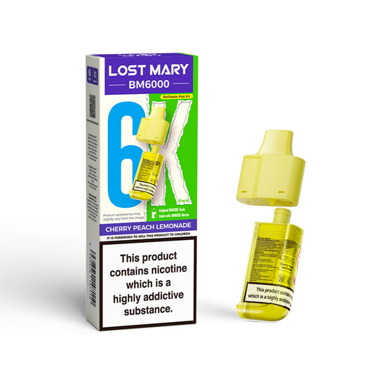LOST MARY BM6000 Pod - Cherry Peach Lemonade