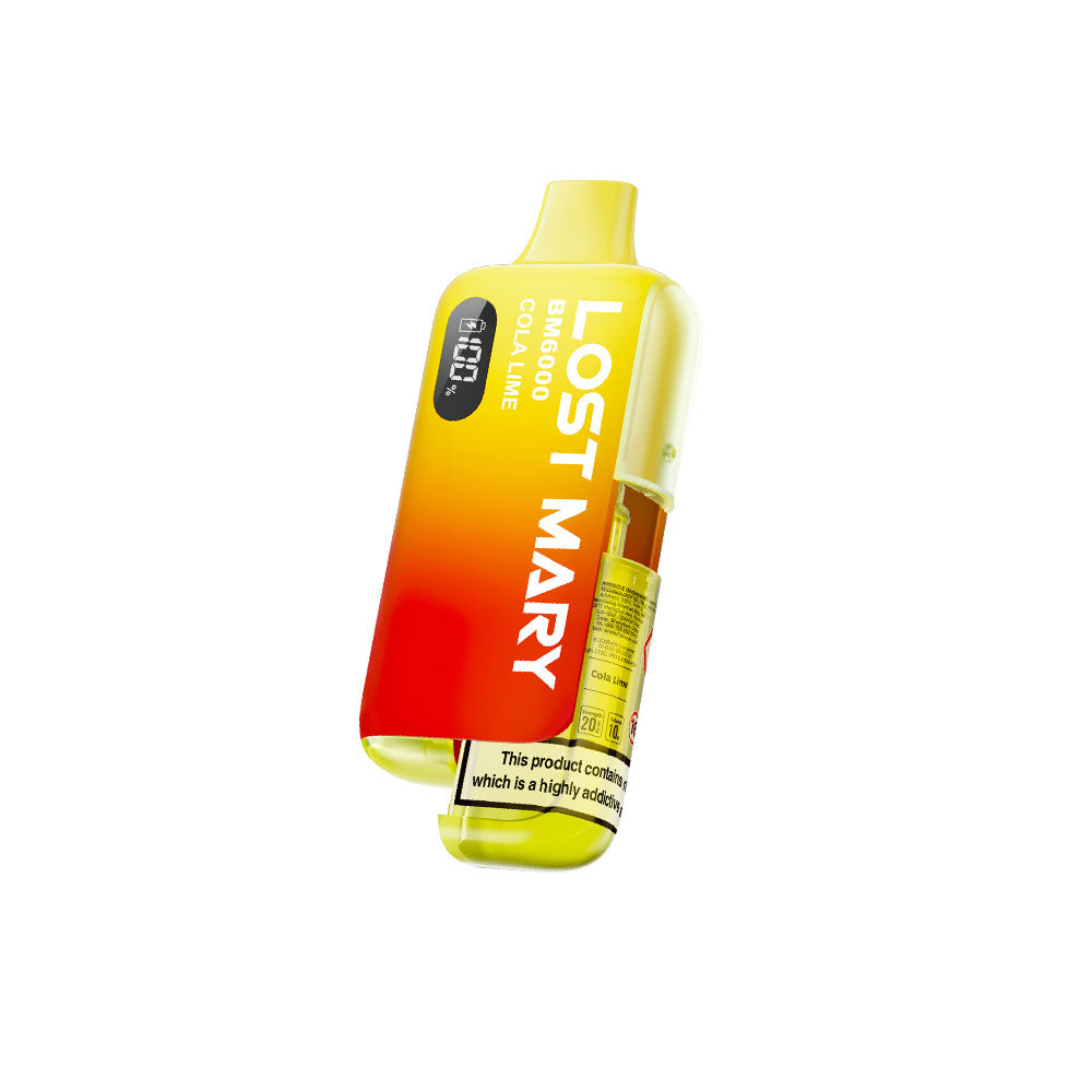 LOST MARY BM6000 Prefilled Kit - Cola Lime